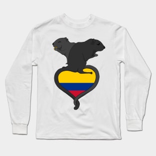 Gerbil Colombia (dark) Long Sleeve T-Shirt